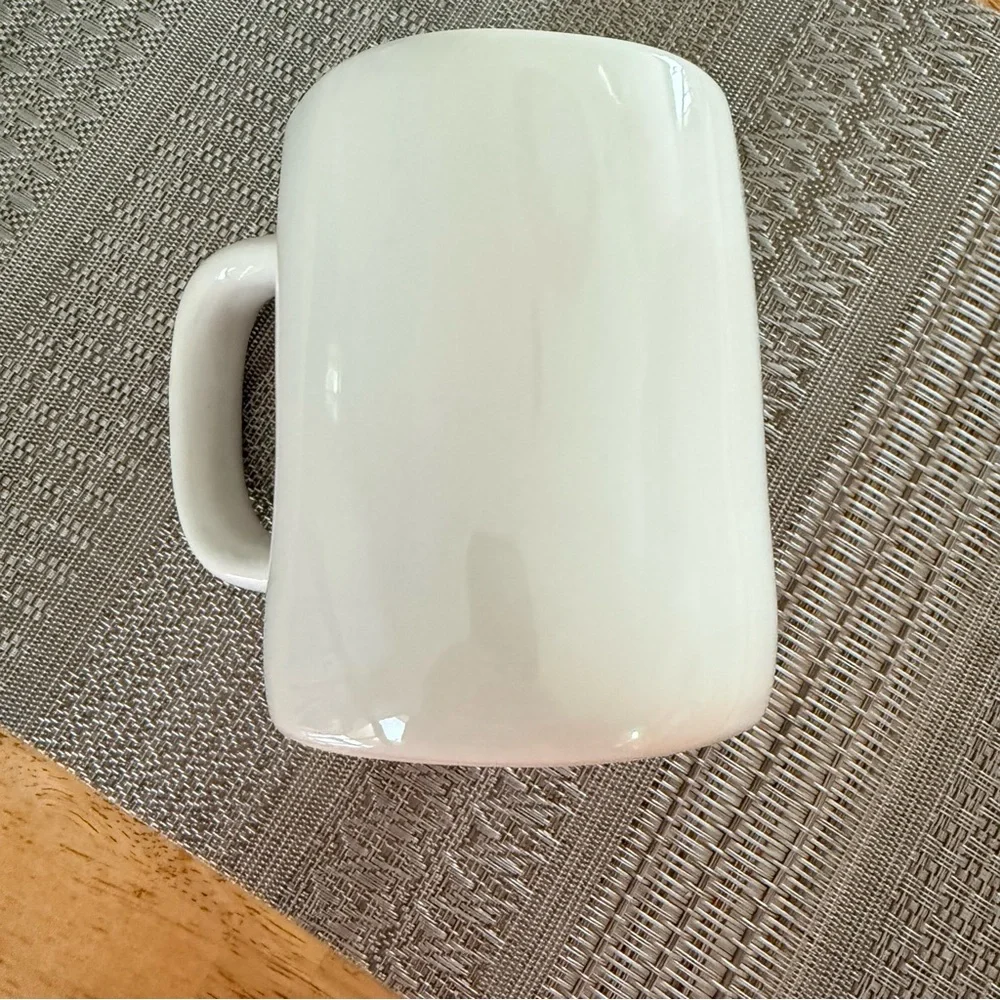 Rae‎ Dunn Stylish White and Green Tea Mug Artisan Collection by Magenta